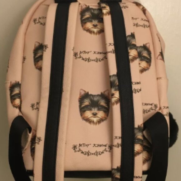 Betsey Johnson- Yorkie Backpack- EXCELLENT USED SHAPE!!!!! - Picture 2 of 6